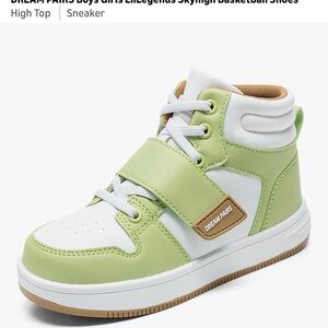 Freestyle Kids Green and White High Top Sneakers size 2y NEW in box!!